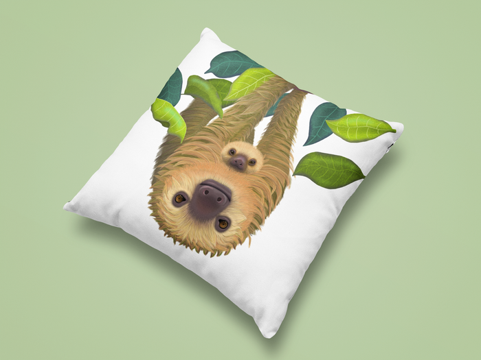 Baby Sloth Pillow